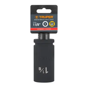Truper Dado largo de impacto de 1-1/8