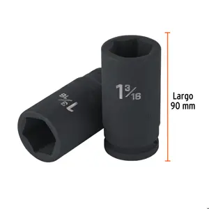Truper Dado largo de impacto de 1-3/16