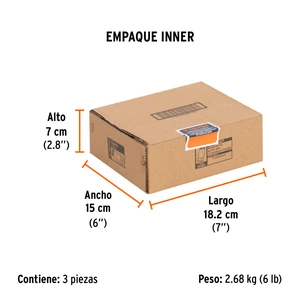 Truper Dado largo de impacto de 1-1/2