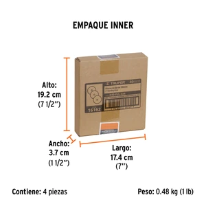 Caja con 3 discos de lija 6