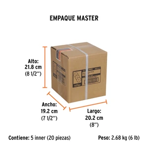 Caja con 3 discos de lija 6