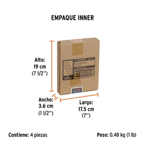 Caja con 3 discos de lija 6