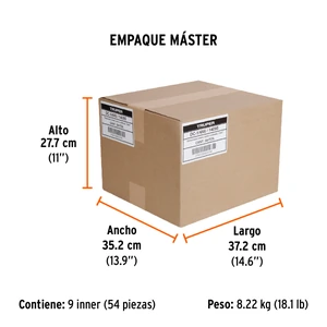 Truper Desarmador plano 1/4 x 6