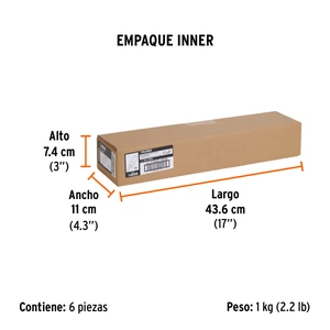 Truper Desarmador plano 1/4 x 9
