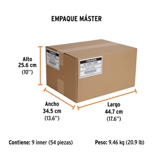 Truper Desarmador plano 1/4 x 9