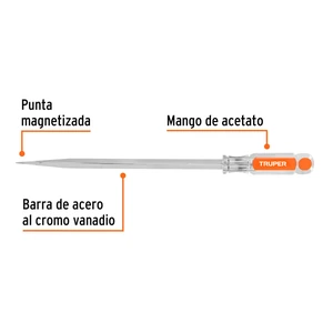 Truper Desarmador plano 3/8 x 10