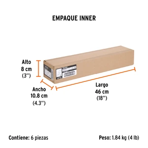 Truper Desarmador plano 3/8 x 10