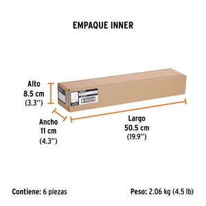 Truper Desarmador plano 3/8 x 12