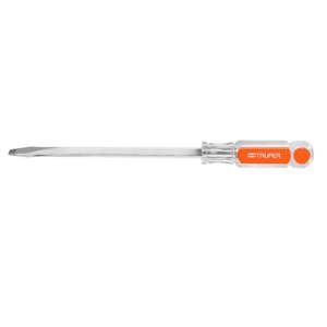 14110 DC 3 8X8 TRUPER Desarmador Plano Barra Cuadrada Mango Acetato 