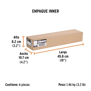 Truper Desarmador plano 5/16 x 10