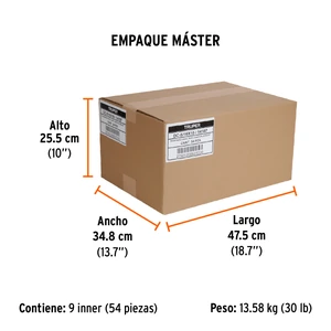 Truper Desarmador plano 5/16 x 10