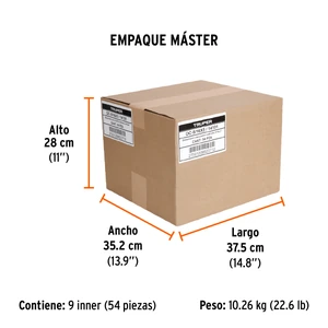 Truper Desarmador plano 5/16 x 5