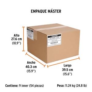 Truper Desarmador plano barra 5/16 x 6