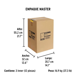 Destapacaños de 7.6 m manual con mango, Pretul