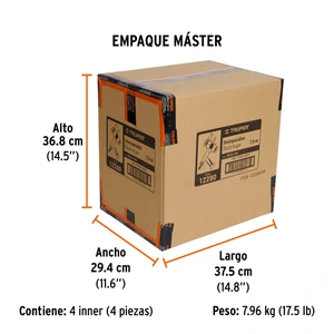 Destapacaños de 7.6 m para taladro, con mango, Truper