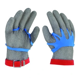 DERMACARE-50-500-XL / 50-500-XL Guante de malla de acero inoxidable (ambidiestro, 1 pieza) - Talla XL
