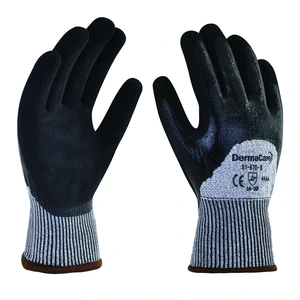 DERMACARE-51-670-9 / 51-670-9 Guante anticorte nivel 5 de polietileno de alta densidad con nitrilo en palma y medio dorso - Talla 9