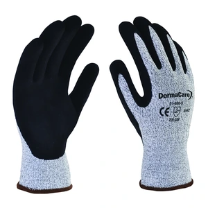DERMACARE-51-680-9 / 51-680-9 Guante anticorte nivel 5 de polietileno de alta densidad con nitrilo en palma y fibra de vidrio - Talla 9