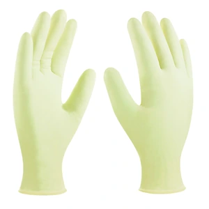 DERMACARE-56-500-S / 56-500-S Guante de látex desechable bajo en polvo - Talla S