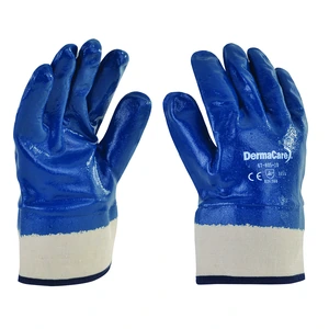 DERMACARE-67-805-9 / 67-805-9 Guante de algodón con recubrimiento de nitrilo extra pesado - Talla 9