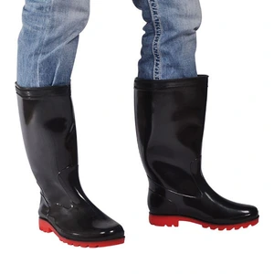 DERMACARE-BI-C / BI-C Bota industrial negra c/casquillo suela roja