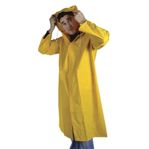 DERMACARE-I-4249-M / I-4249-M Gabardina Impermeable Amarilla de PVC y Poliéster - Talla M