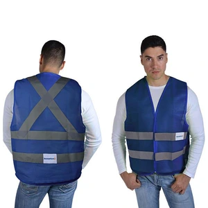 DERMACARE-SE-CH-U02 / SE-CH-U02 Chaleco seguridad ultra azul c/refl