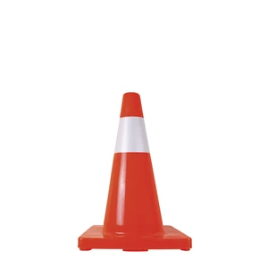 DERMACARE-SE-CO45-R / SE-CO45-R Cono Reflectante base Naranja – 45 cms