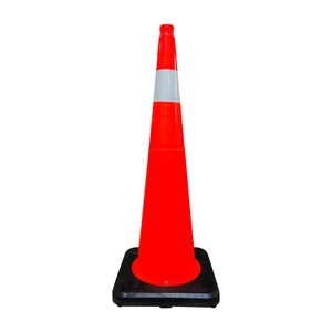 DERMACARE-SE-CO91-R / SE-CO91-R Cono de Seguridad Naranja con Reflejante (91 cm)