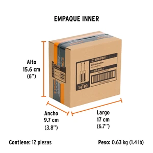 Dúo de mini desarmadores mango de acetato, Truper