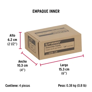 Destorcedor forjado de 1/4