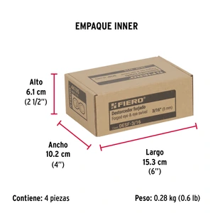 Destorcedor forjado de 3/16