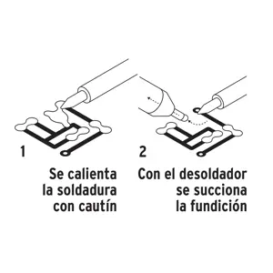 16923 / DESO-8 Desoldador de succión, Truper
