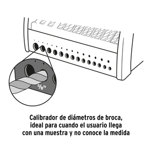 Truper Despachador 29 compartimentos para brocas HSS con producto