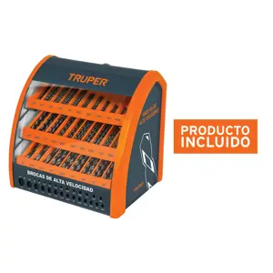 55956 / DESP-BAV-GR-C Truper Despachador 29 compartimentos para brocas HSS con producto
