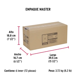 Destorcedor metálico de 1/4