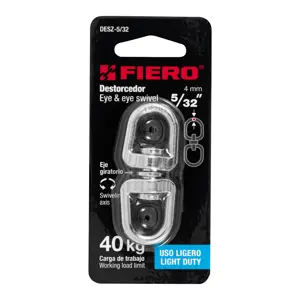 Destorcedor metálico de 5/32