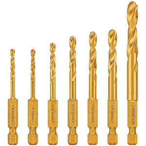 DEWALT-DD5157 / DD5157 JUEGO BROCAS TITANIO 7pz DD5157  *DEWALT*