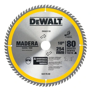 DEWALT-DWA03130 / DWA03130 DISCO 10"X 80D DWA03130 (MADERA) *DEWALT*