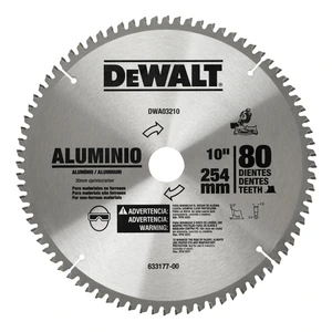 DEWALT-DWA03210 / DWA03210 DISCO 10"X80D. DWA03210   (ALUMINIO) *DEWALT*
