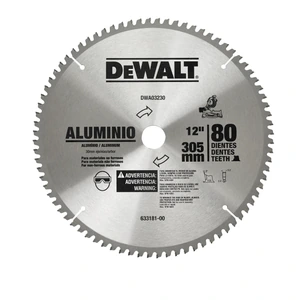 DEWALT-DWA03230 / DWA03230 DISCO 12" X 80D. DWA03230  (ALUMINIO) *DEWALT*