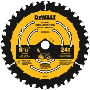 DEWALT-DWA161224 / DWA161224 DISCO 6 1/2" X 24T (MADERA) DWA161224 *DEWALT*