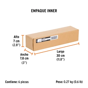 Desarmador cabinet 1/8