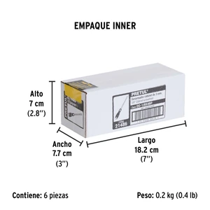 Desarmador cabinet 1/8 x 4