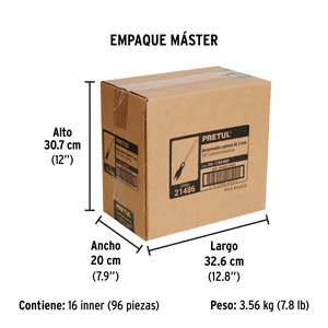 Desarmador cabinet 1/8 x 4