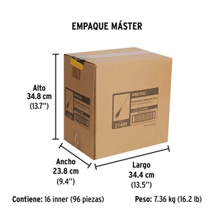 Desarmador cabinet 3/16 x 4