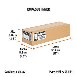 Desarmador cabinet 3/16