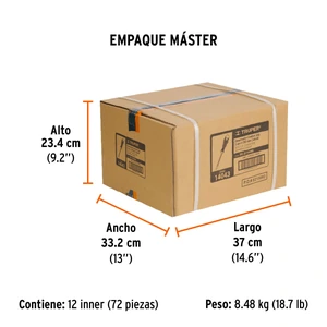 Desarmador cabinet 3/16