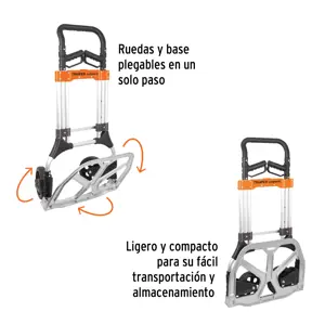 Diablo de carga, plegable, 200 kg, aluminio, Truper Expert