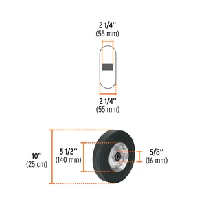 Diablo de carga de aluminio 250 kg con extensión de base